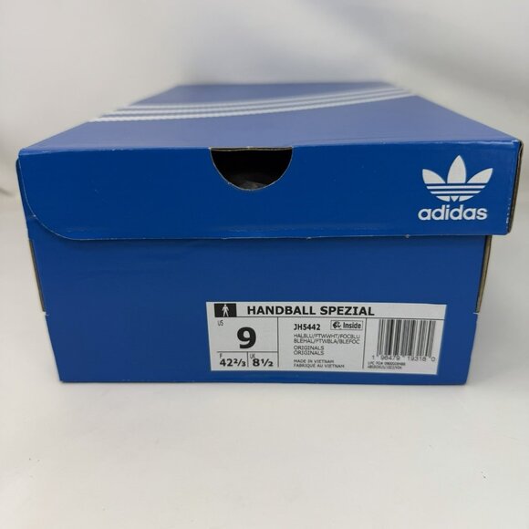 Adidas Handball Spezial Originals Shoes Gray Blue Men's Size 9 - Picture 8 of 8